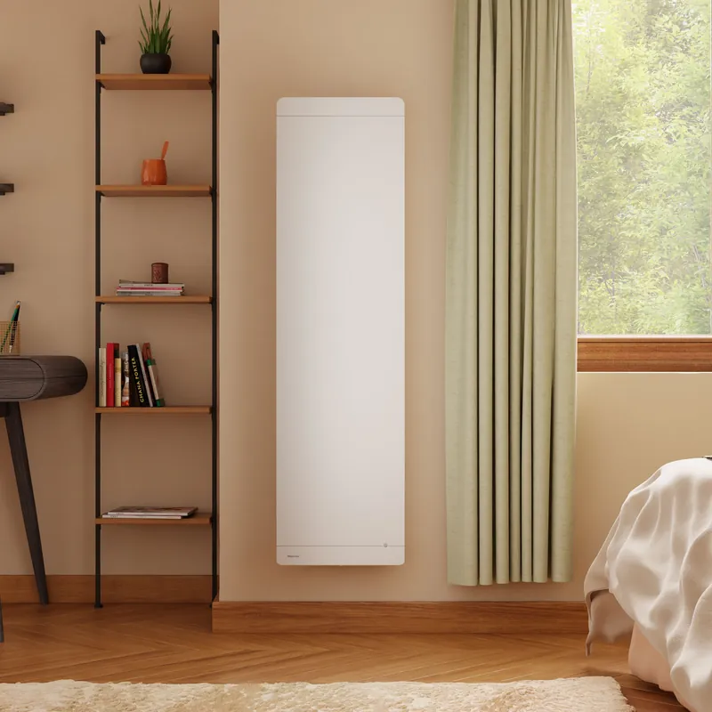 Radiateur à inertie fonte active WALTER 2 Vertical 2000W - blanc - Bon plan