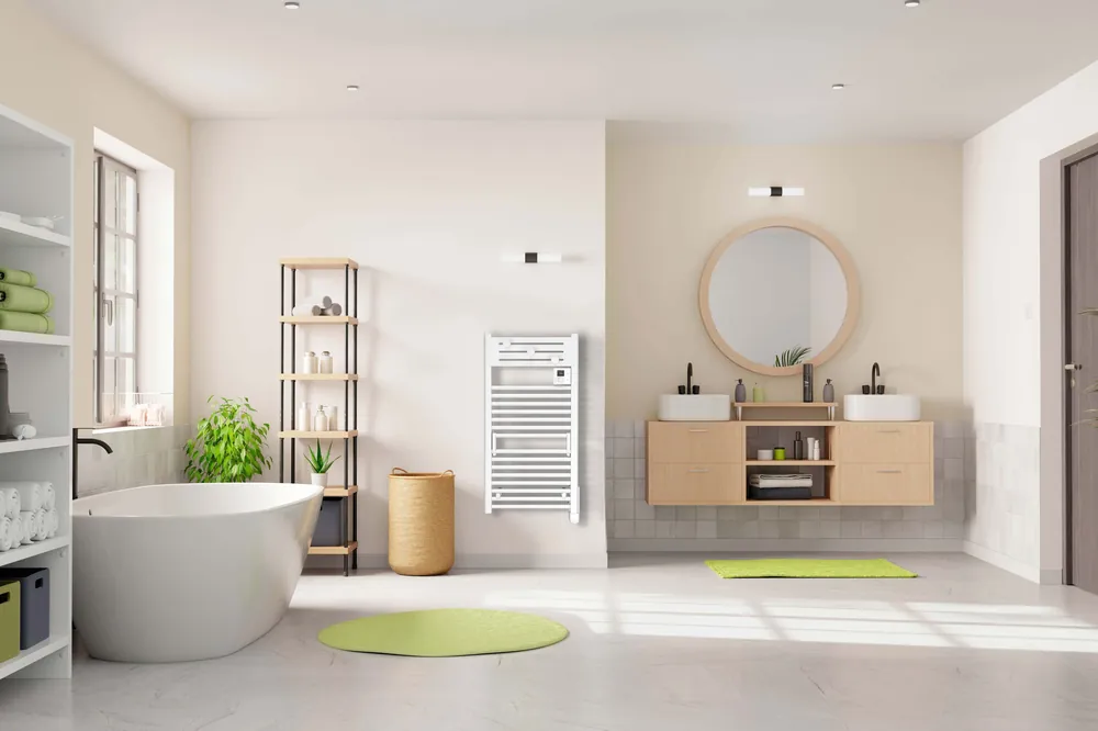 Radiateur sèche serviettes ACTIBAIN CONNECT 500W - blanc - Très demandé