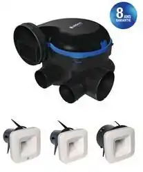 Kit VMC simple flux hygroréglable EASYHOME Classic | Tout juste disponible