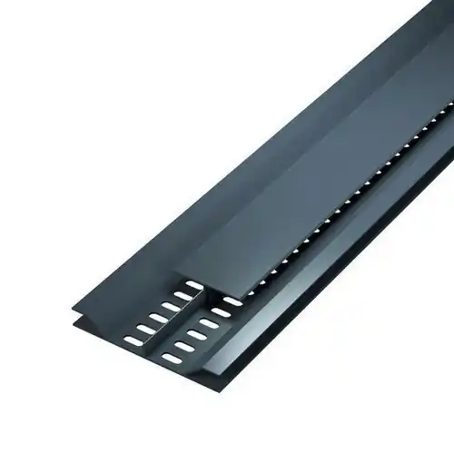 Grille de ventilation dissimulée - 12 x 92 mm L.4 m - gris anthracite | Coup de cœur