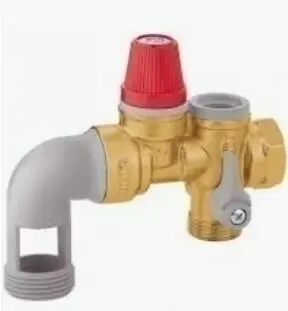 Promo exceptionnelle - Groupe de sécurité coudé standard pour chauffe eau horizontal 20/27