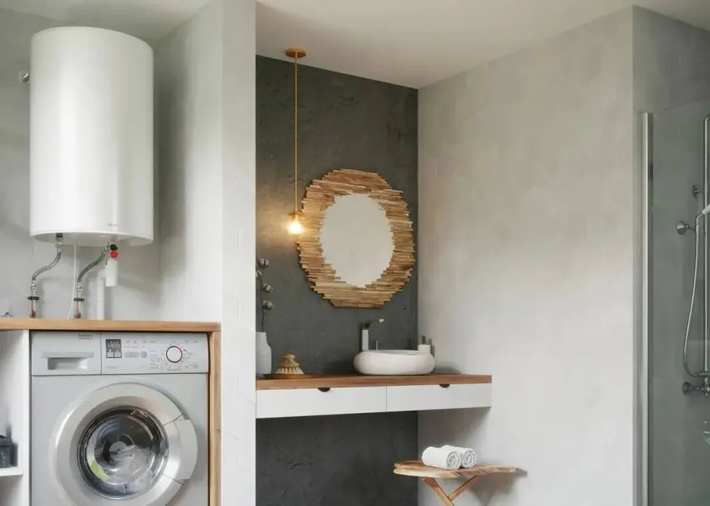 Très bien noté | Chauffe-eau CANGAR vertical mural blanc - 150l