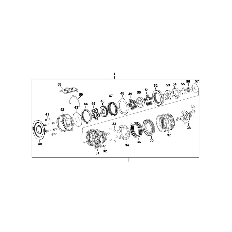 Prix cassé - Dewalt N287496 Transmission Perceuse DCD732 & DCD790