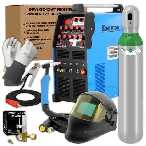 Sherman TIG 210 AC/DC pulse - set de soudure n°3 - Tout juste arrivé
