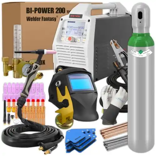 Offre exceptionnelle | Welder Fantasy Bi-POWER 200 DC TIG - kit de soudage n° 11