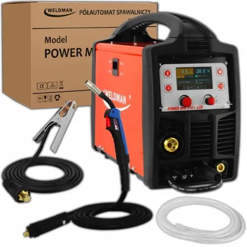 Weldman Power MIG 210 LCD Synergia Onduleur Poste à souder - Envoi rapide