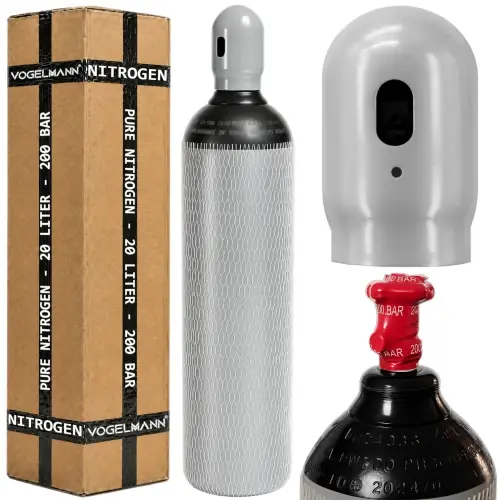 Nouvel arrivage | Bouteille de gaz azote pur 200 bar 20L Vogelmann