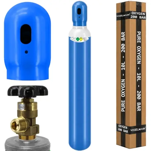 Achetez en ligne - Bouteille d’Oxygène Technique Pleine 200 bar 10L