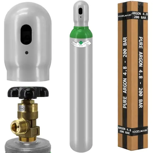 Prix malin | 10l 200bar Bouteille pleine de gaz ARGON 4.8 Vogelmann