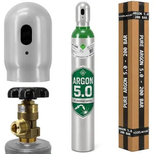 Bouteille d’Argon 5.0 200 bar 10L VOGELMANN | Envoi rapide