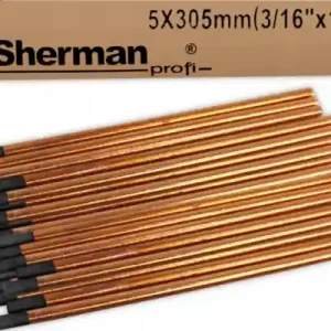 100pcs électrodes 5mm x de 305mm en cuivre gougeant à l‘arc à air enduit de cuivre | Meilleure vente