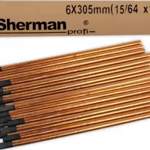 100pcs électrodes 6mm x de 305mm en cuivre gougeant à l‘arc à air enduit de cuivre - Dernières unités