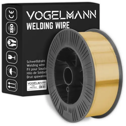 Fil à souder CuSi3 Brasage Vogelmann 0,8mm / 15kg | Retour facile