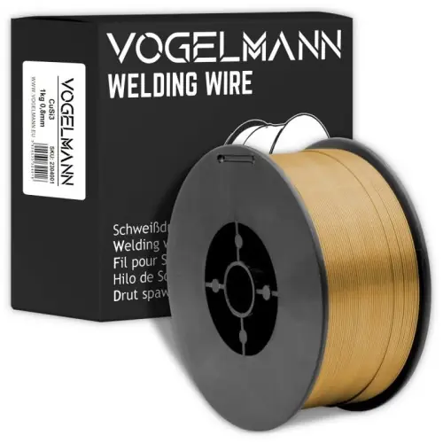 Fil à souder CuSi3 Brasage Vogelmann 0,8mm / 1kg | Promo exceptionnelle