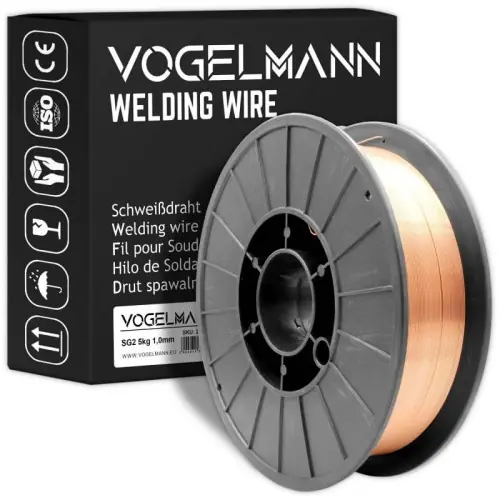 Fil pour Soudage SG2 Vogelmann 1,0mm / 5kg ER70S-6 | Prix imbattable
