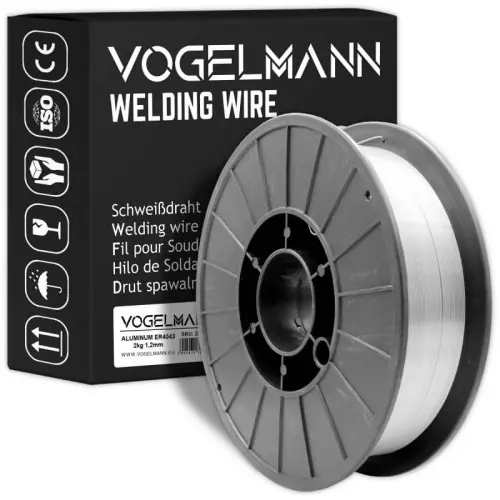 Fil à souder ER4043 Aluminium Vogelmann 1,2mm / 2kg | Très populaire