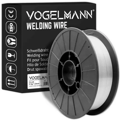 Fil à souder fourré 5kg 1,0mm E71T-GS Vogelmann | Coup de cœur