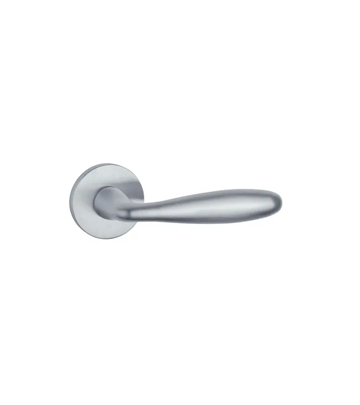 Prix avantageux | Poignée de porte chrome satiné VERBENA