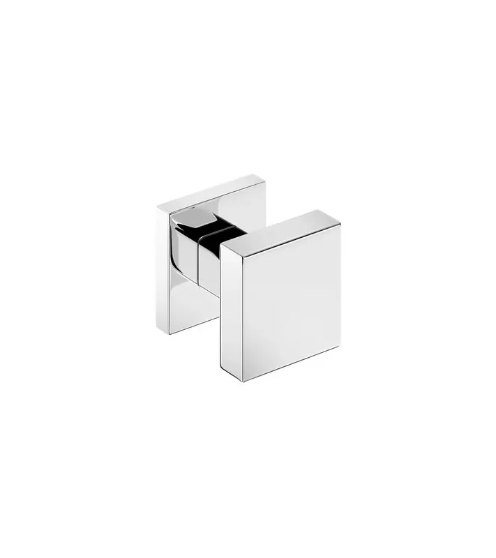 Prix avantageux | Bouton de porte blanc AEGIS carrée