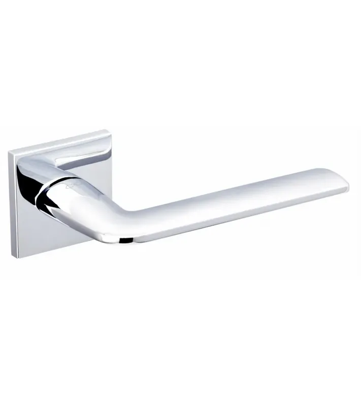 Plus que quelques unités | Poignées de porte chrome poli STINGER carrées