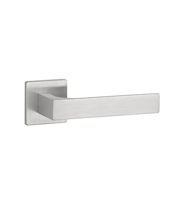 Expédition immédiate | Poignée de porte chrome satiné ALISSO