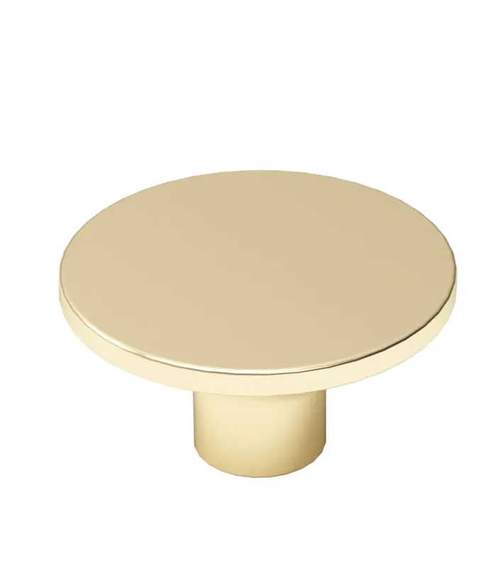 Excellente qualité - Bouton de meuble or mat ASTRO