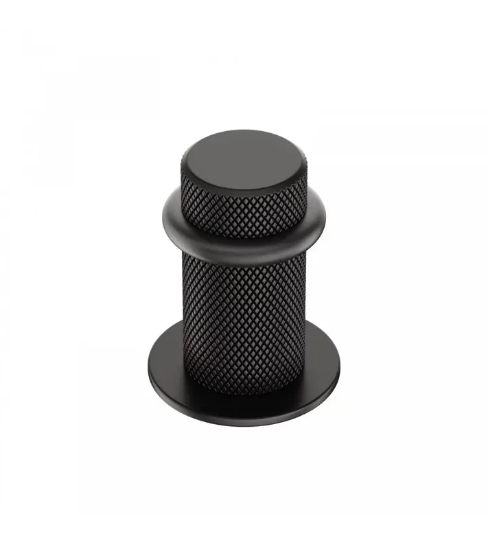 Butée de porte texturée noire Time | Offre bientôt terminée