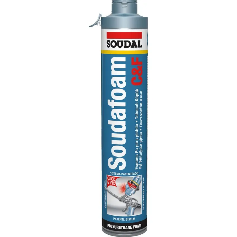 Mousse PU SOUDAFOAM pistolable | Prêt à expédier