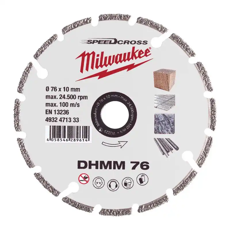 Disque diamant multi-matériaux pour meuleuse 12V - Déstockage