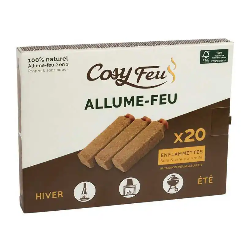 Feudor 20 Enflammettes Allume Feu - Best-seller