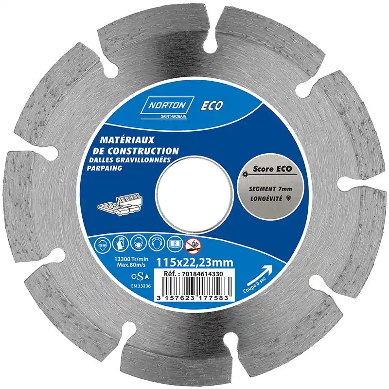 Disque Diamant Eco 115mm | Préféré des clients