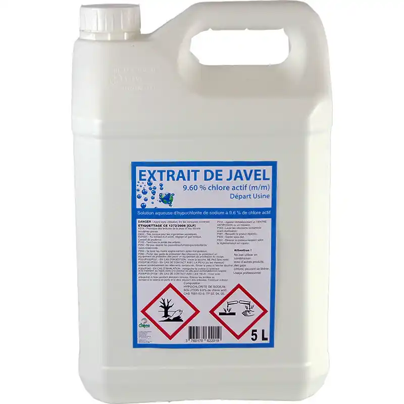 Fin de série | Extrait de Javel 9.6% 5L