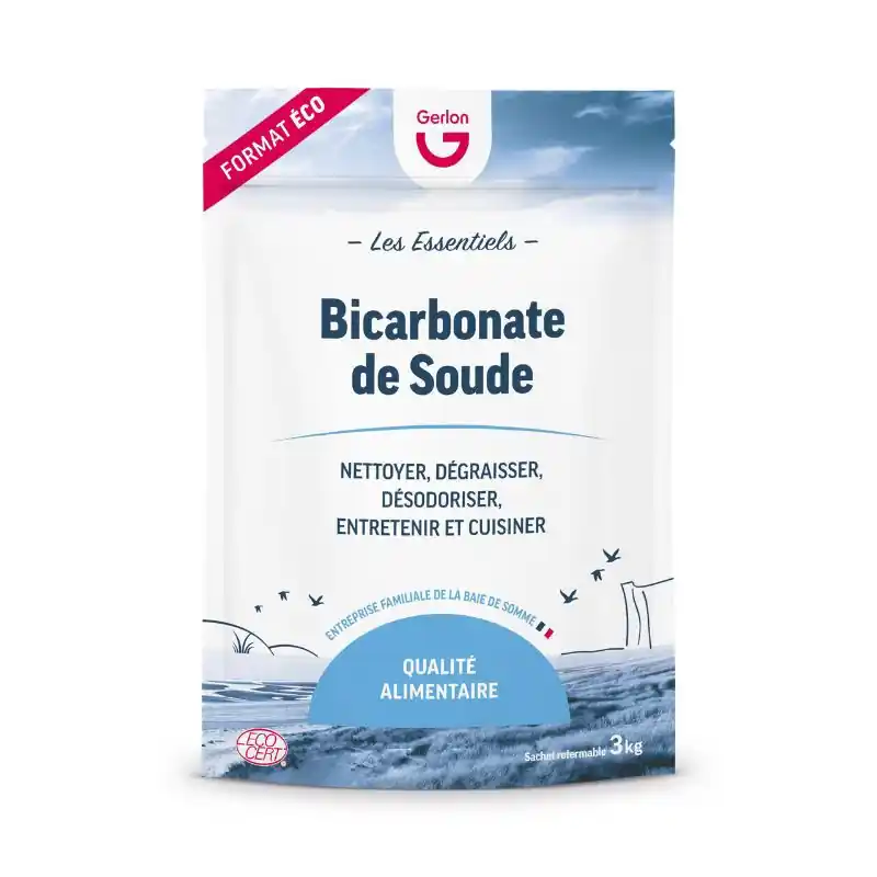 Bicarbonate de soude 3 Kg - Gerlon | Disponible